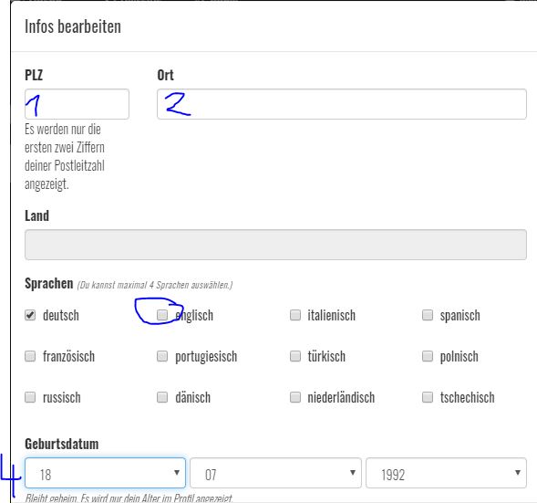 informacje personalne